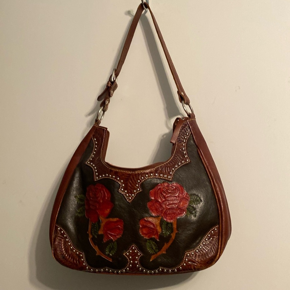 American west rose purse